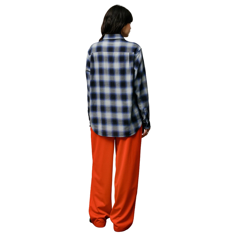 BEACH OMBRE PLAID SHIRT BLACK