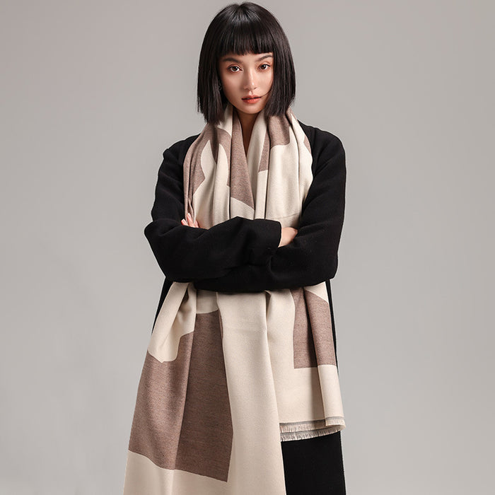 Bellagio Pashmina Scarf Khaki
