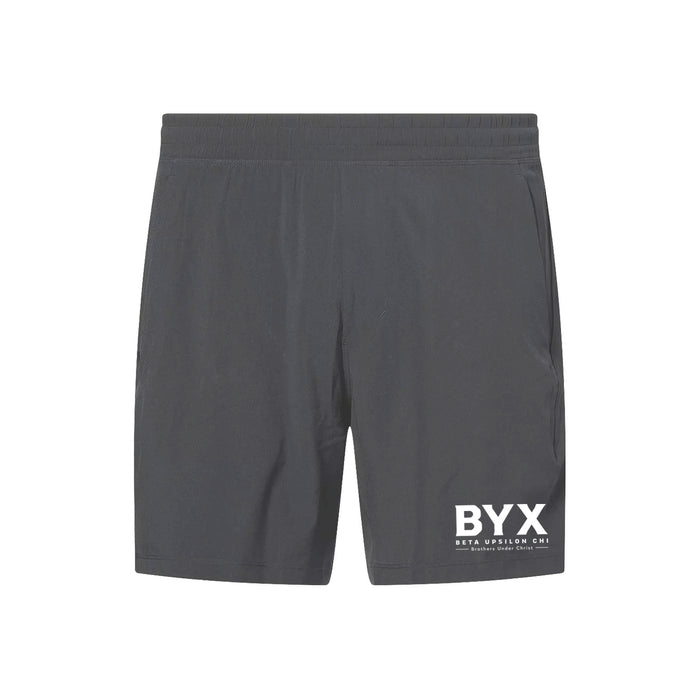 Beta Upsilon Chi lululemon Pace Breaker Linerless Short - Onxy Grey 7"