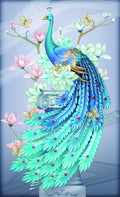 Bird Fabric, Peacock Fabric Panel - Beautiful Quilt