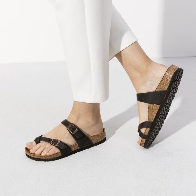 Birkenstock Mayari Oiled Leather Women's Sandals 171321 Habana Oiled