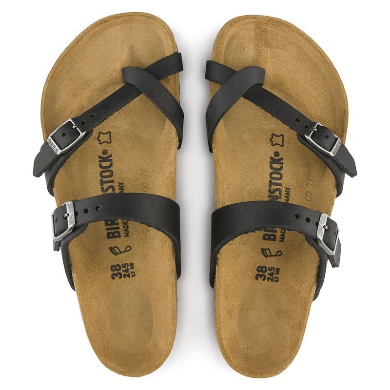 Birkenstock Mayari Oiled Leather Women's Sandals 171481 Black