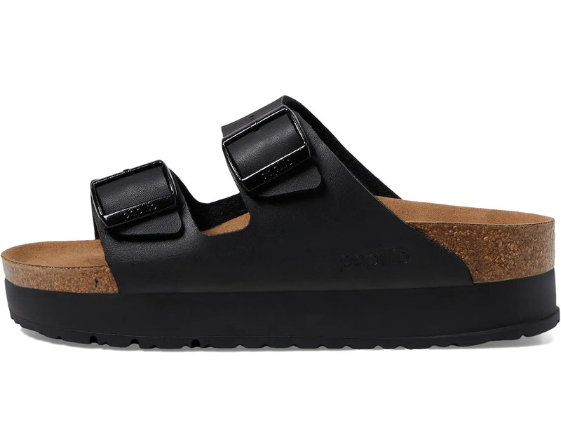 Birkenstock Women's Arizona Vegan  Platform Sandal 1027395 Black