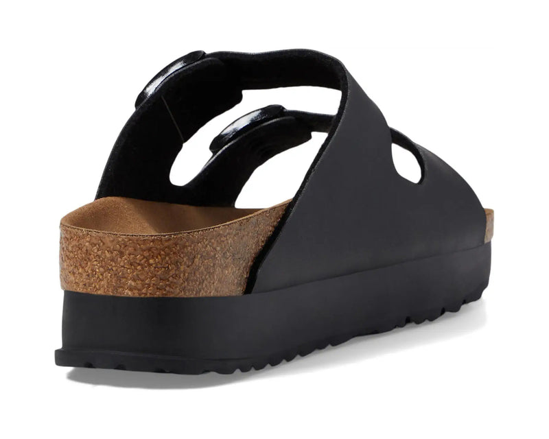 Birkenstock Women's Arizona Vegan  Platform Sandal 1027395 Black