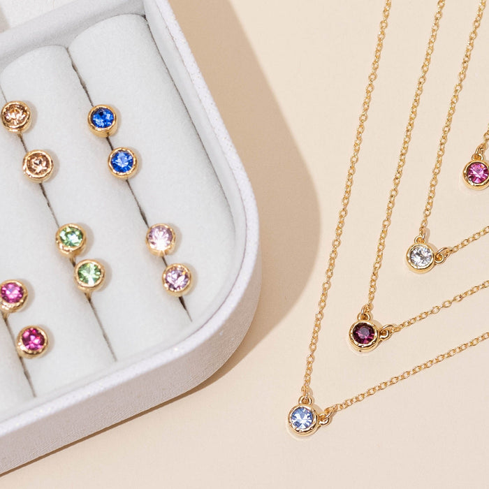 Birthstone Studs