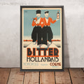 A framed image of Bitter Hollandais Vintage Advertising Poster by L. Burghgraeve, 1932