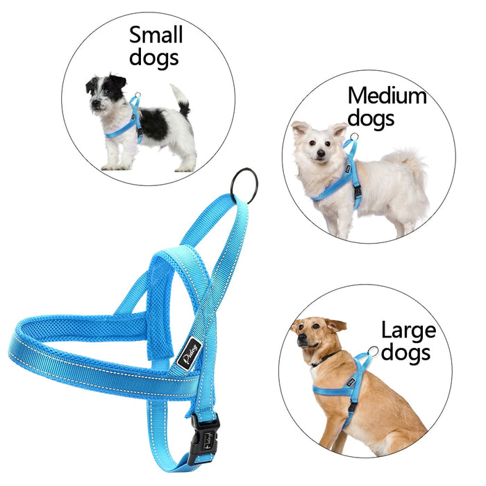 Black No Pull Reflective Harness - Dogs and Horses