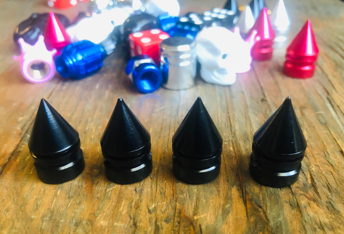 Black SPIKE KUSTOM KAPZ 4 PACK