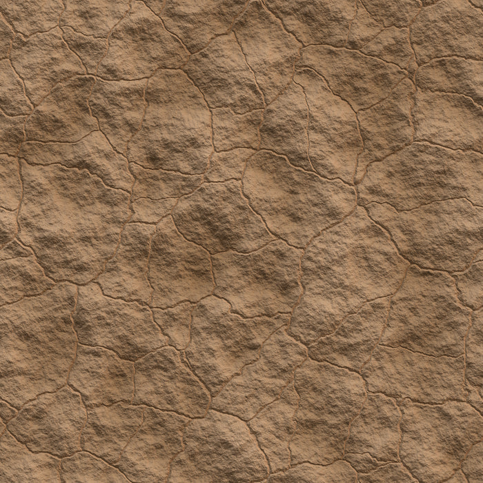 Landscape Fabric, Dried Mud with Cracks Fabric, Cotton or Fleece 3826 - Beautiful Quilt