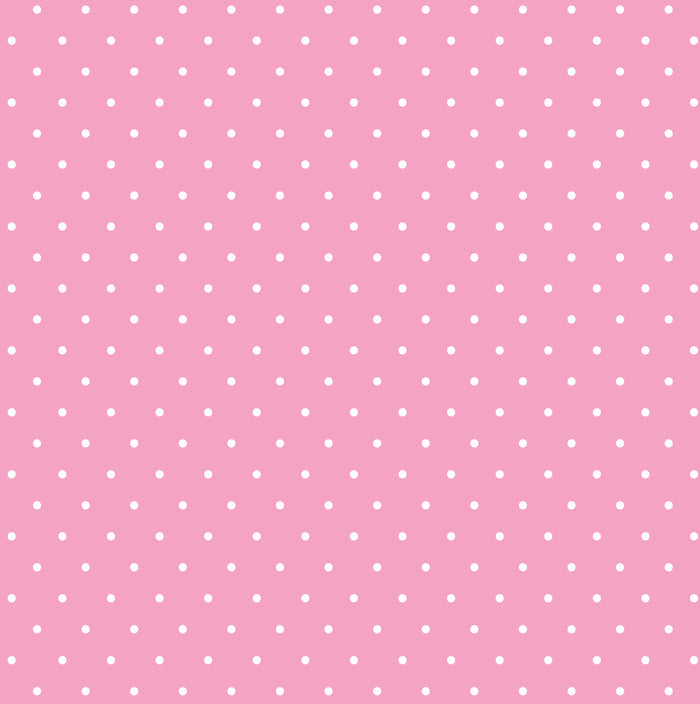 Pink Dotted Swiss Fabric, Mini Dots, Cotton or Fleece, 3843 - Beautiful Quilt