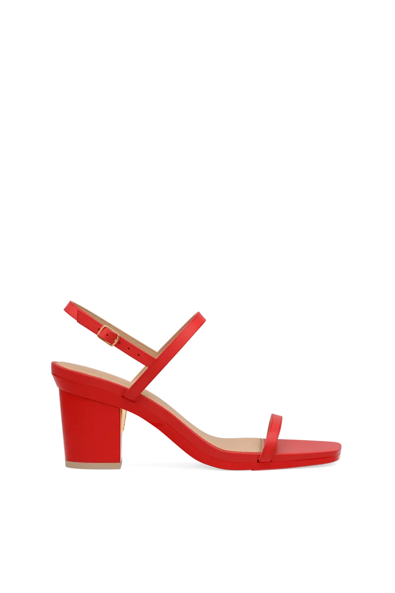 Block Heel Kit 3 Cherry Red