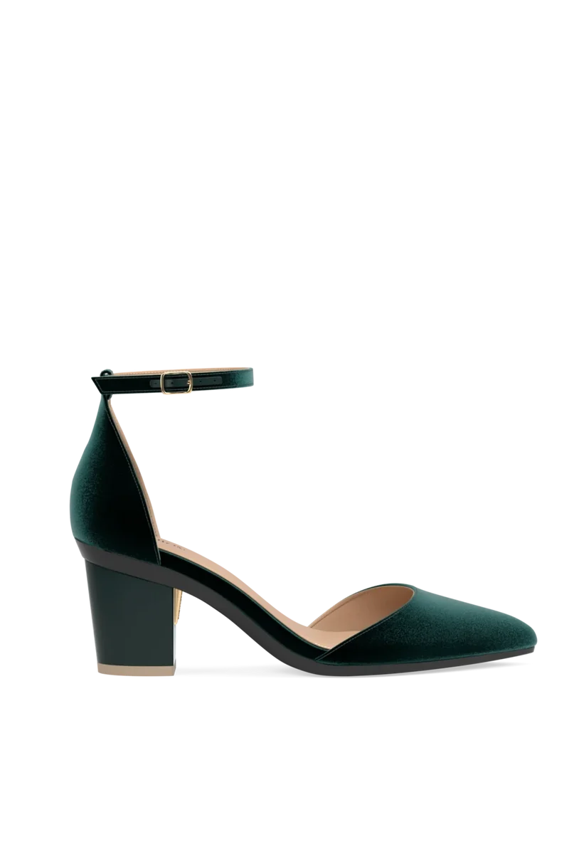 Block Heel Kit 3 Forest Green