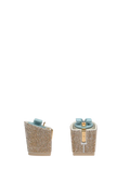 Block Heel Kit 3 Gold Rhinestone