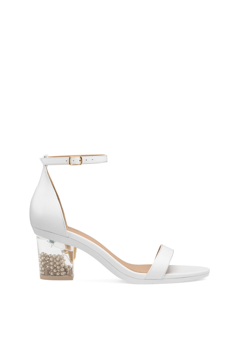 Block Heel Kit 3 Ivory Pearl Transparent
