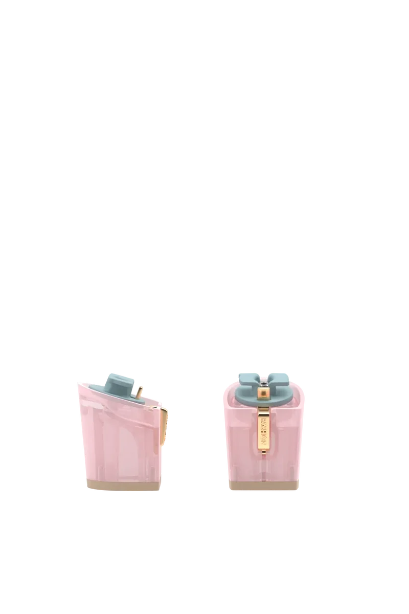 Block Heel Kit 3 Pink Tint Transparent