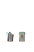Block Heel Kit 3 Silver Metallic