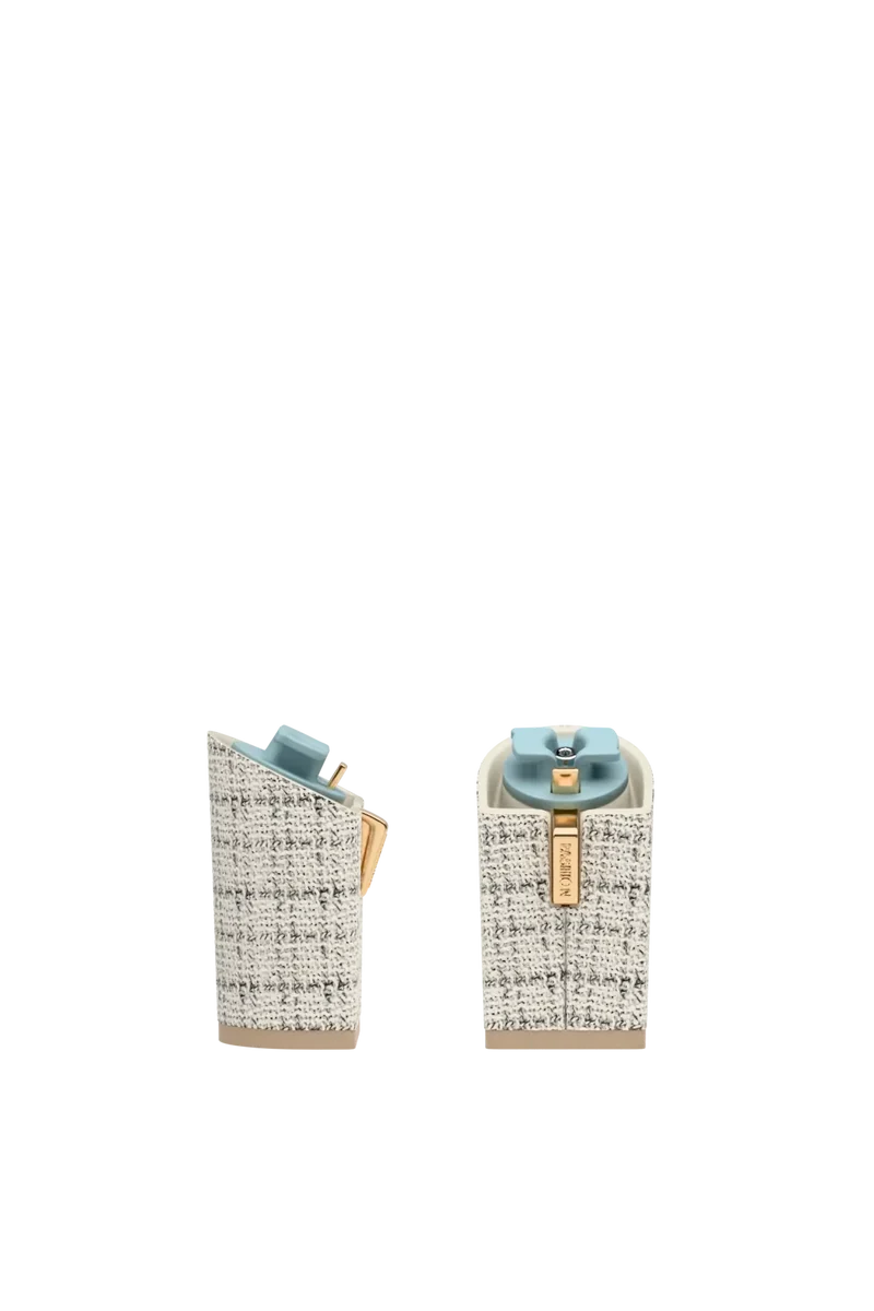 Block Heel Kit 4 Bone Tweed