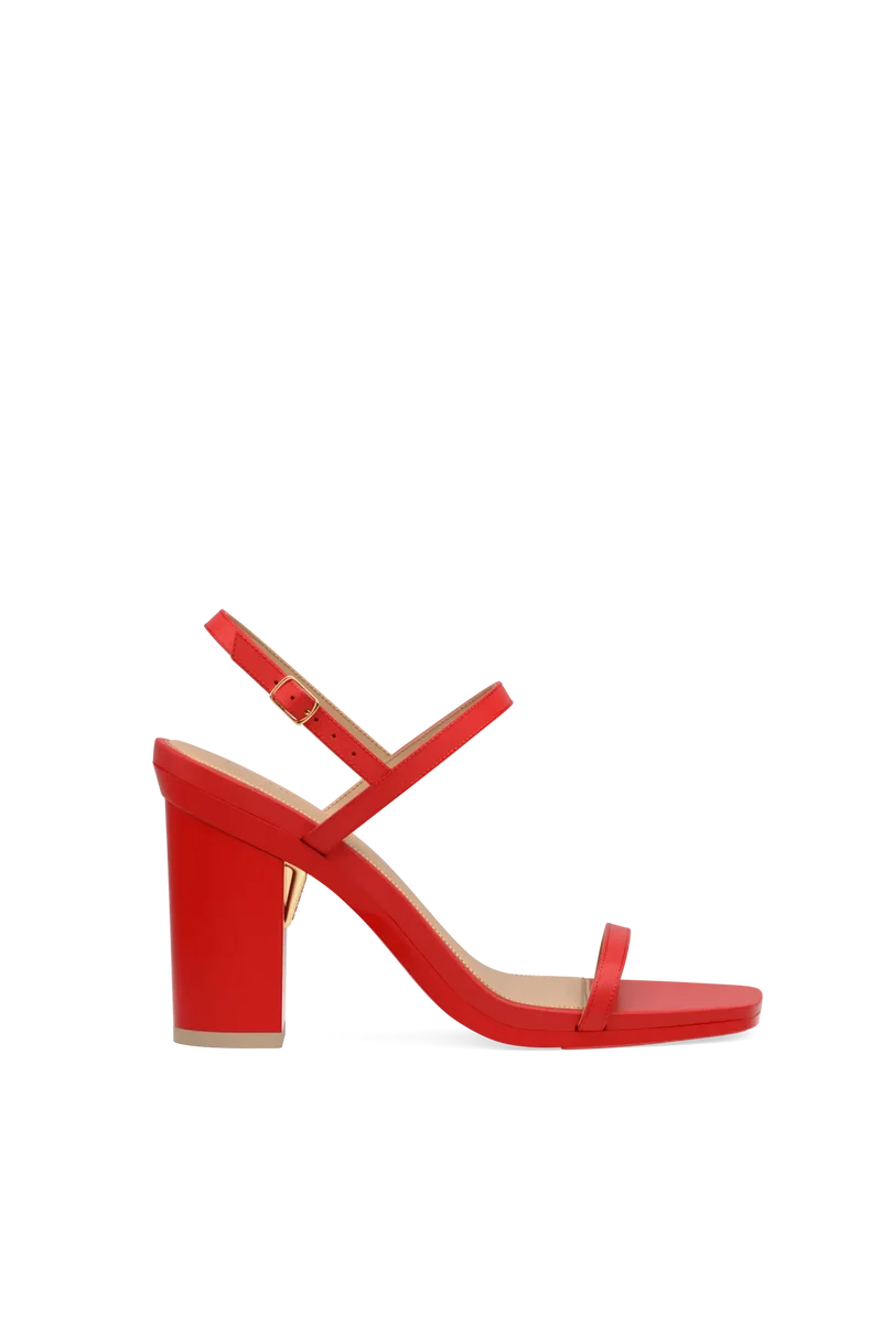 Block Heel Kit 4 Cherry Red