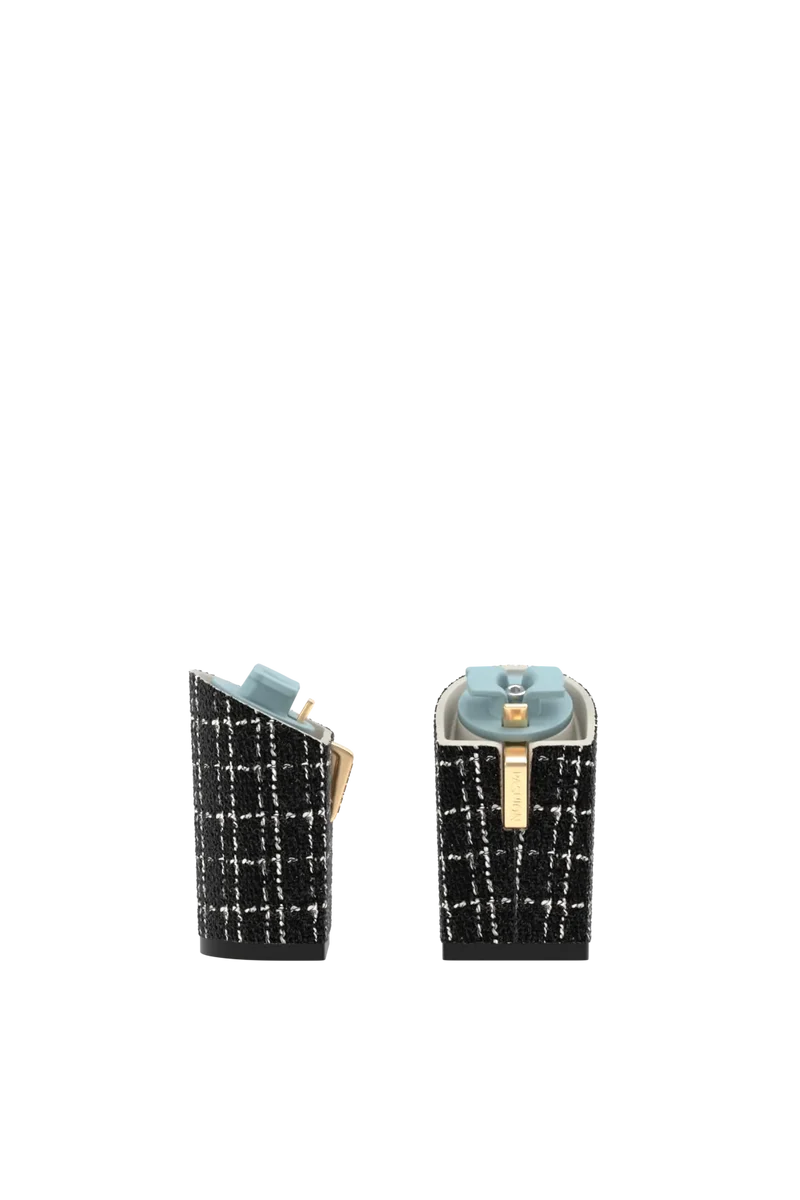 Block Heel Kit 4 Coal Tweed