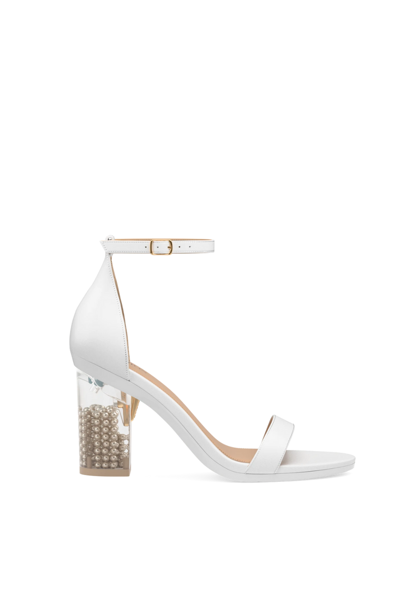 Block Heel Kit 4 Ivory Pearl Transparent