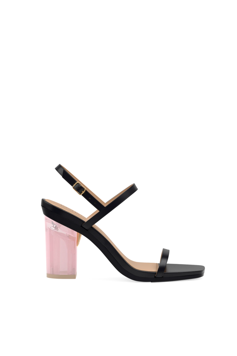 Block Heel Kit 4 Pink Tint Transparent