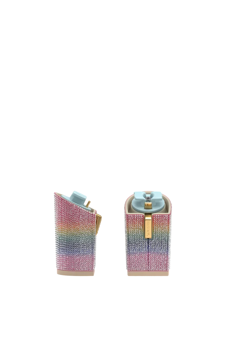 Block Heel Kit 4 Rainbow Rhinestone
