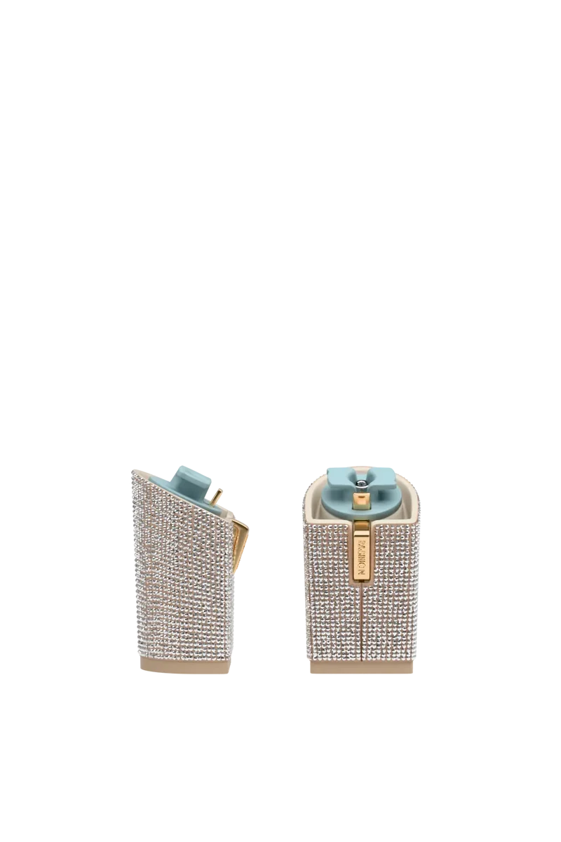 Block Heel Kit 4 Sand Rhinestone