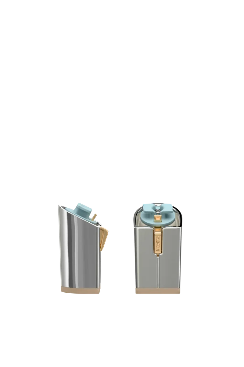 Block Heel Kit 4 Silver Metallic