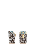 Block Heel Kit 4 Snow Leopard Rhinestone