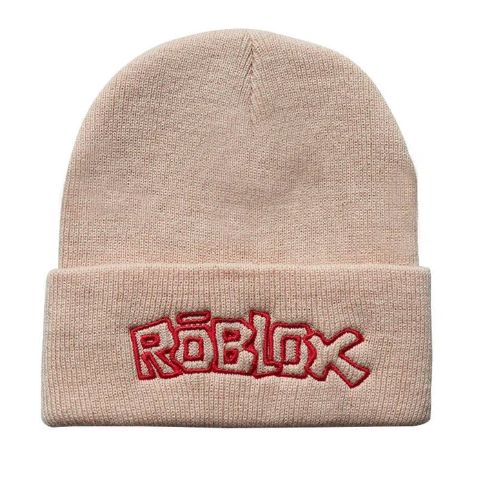 BlockBeanie™ Cartoon Knit Hat – Roblox-Inspired Unisex Cap for Kids, Teens & Gamers