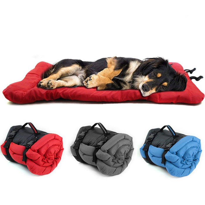 Blue Foldable Mat - Dogs and Horses