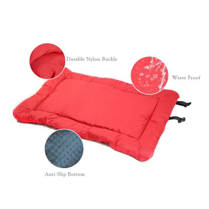 Blue Foldable Mat - Dogs and Horses