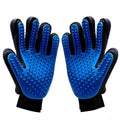 Blue Grooming Gloves - Dogs and Horses