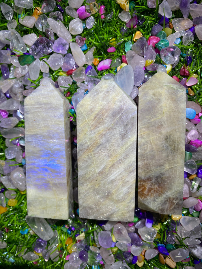 Blue Moonstone point