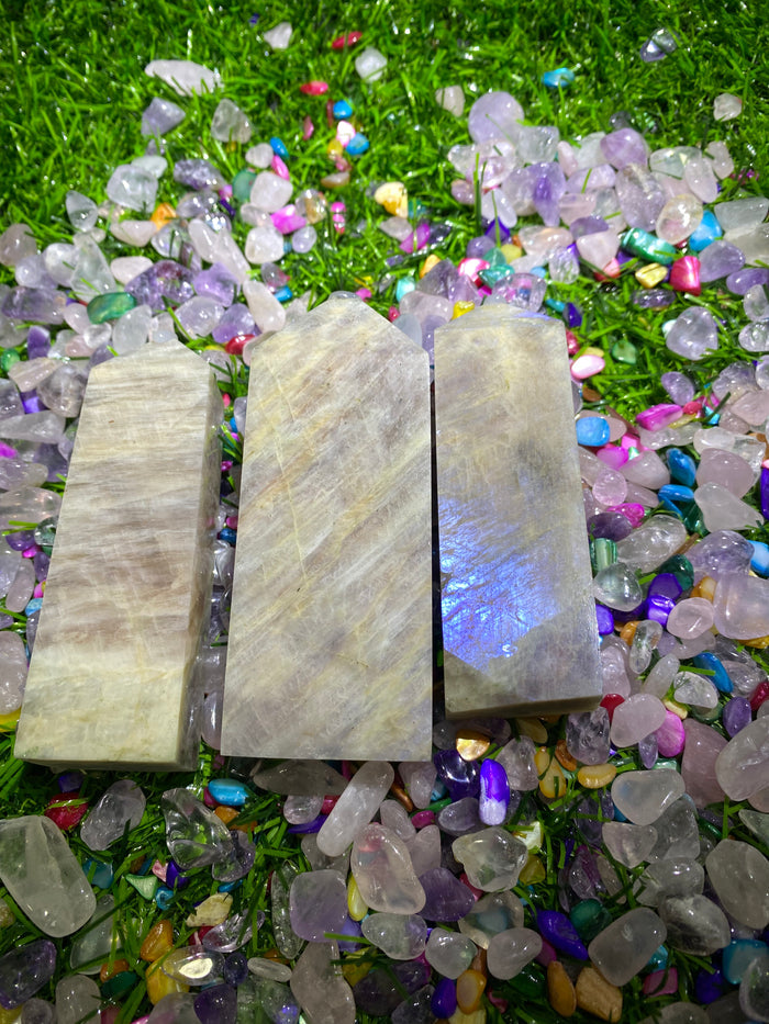 Blue Moonstone point