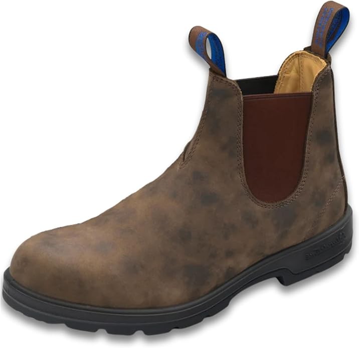 Blundstone Mens Wemens 584 Thermal Chelsea Boots Rustic Brown