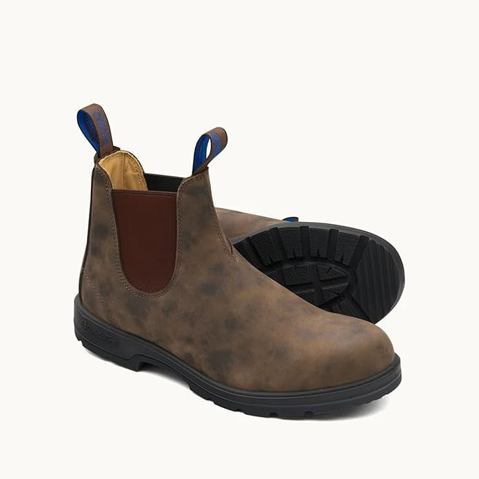 Blundstone Mens Wemens 584 Thermal Chelsea Boots Rustic Brown