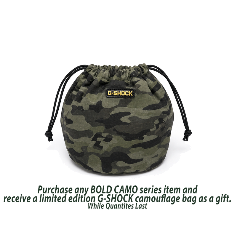 BOLD CAMO SERIES, CAMO AND GOLD DW-6900CMG-3