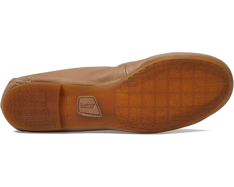 Born Julianne Women's Flat Shoes B78216 Noche Tan Leather