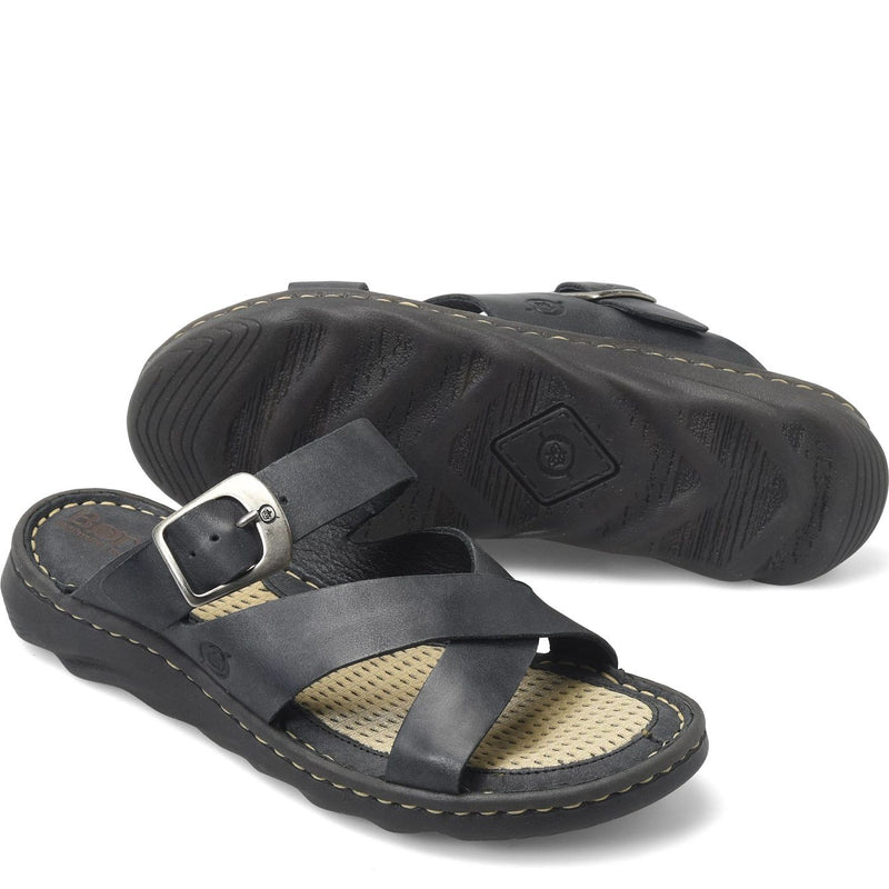 Born Salas Women's 10 Black Sandal Medium BR0072803
