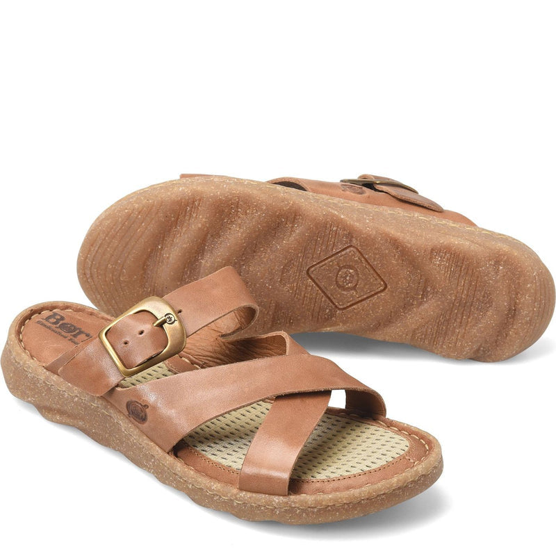 Born Salas Women's Sandals Brown/Syrup 9 M (B) Leather BR0072806
