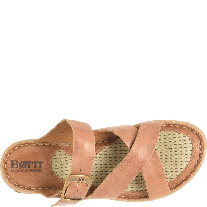 Born Salas Women's Sandals Brown/Syrup 9 M (B) Leather BR0072806