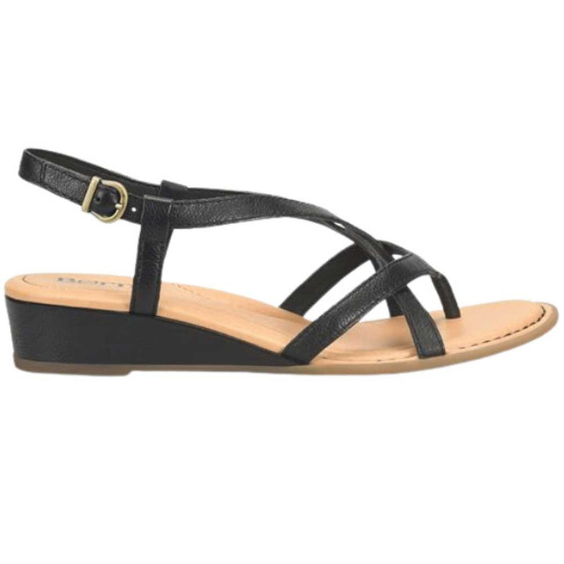 Born Sibyl Women's Shoes Black BR0055703  Leather/Rubber/Suede