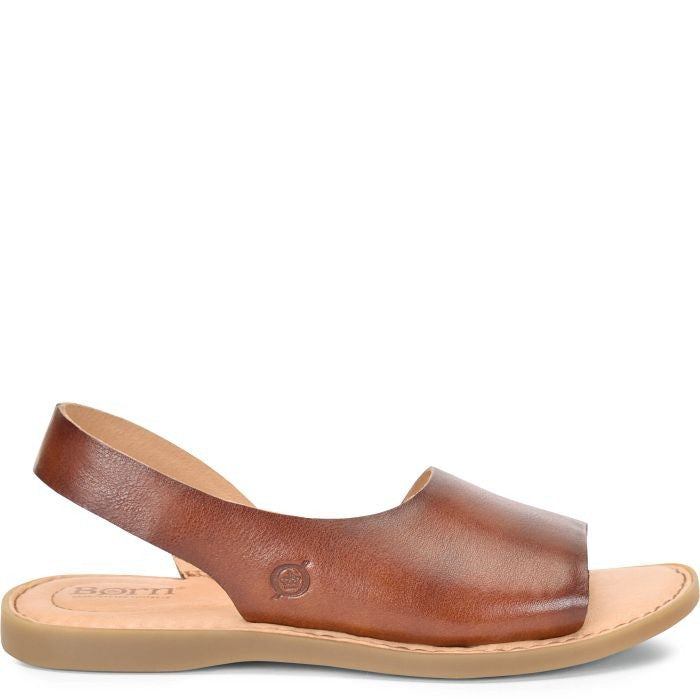 Born Women's Inlet Leather Sandal  Dark Tan BR0002292 US 6.5