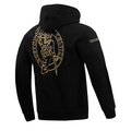BOSTON CELTICS BLACK & GOLD PULLOVER HOODIE