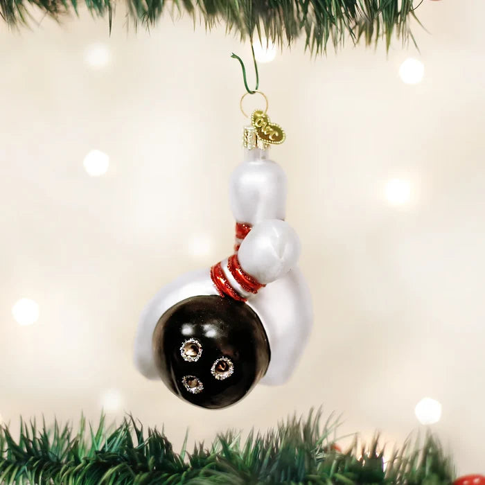 Bowling Ball & Pins Ornament