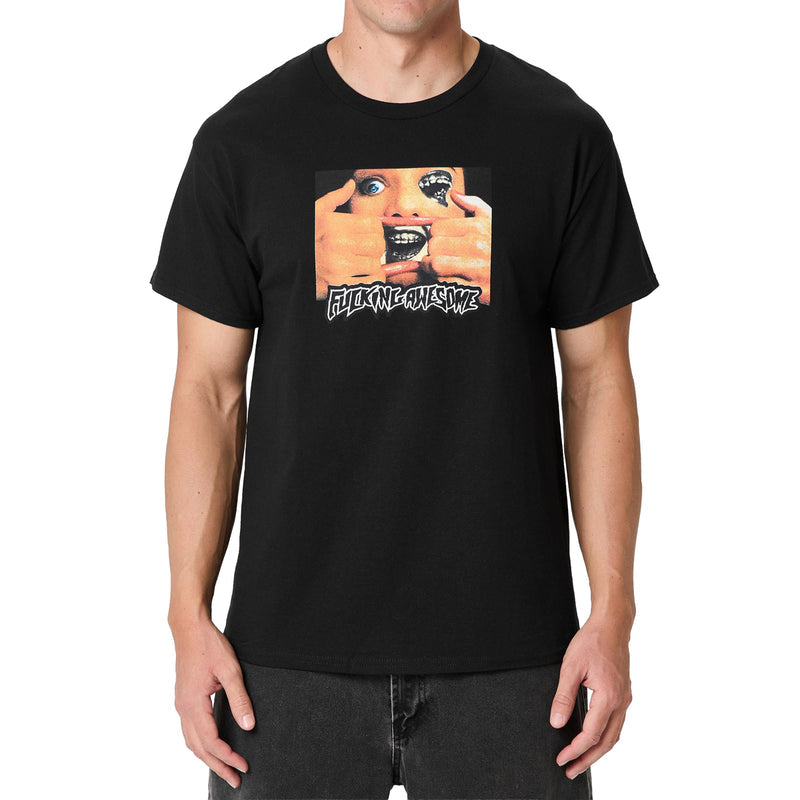 BRACE FACE TEE BLACK