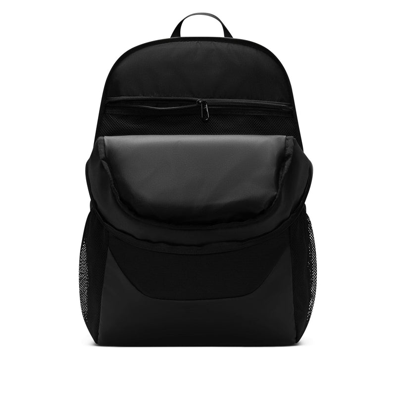 Black medium backpack back with zip compartment and padded shoulder straps