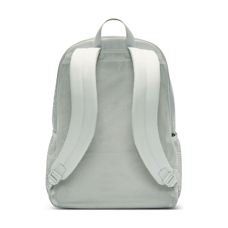 Light smoke grey mesh backpack with padded shoulder straps and back panel.