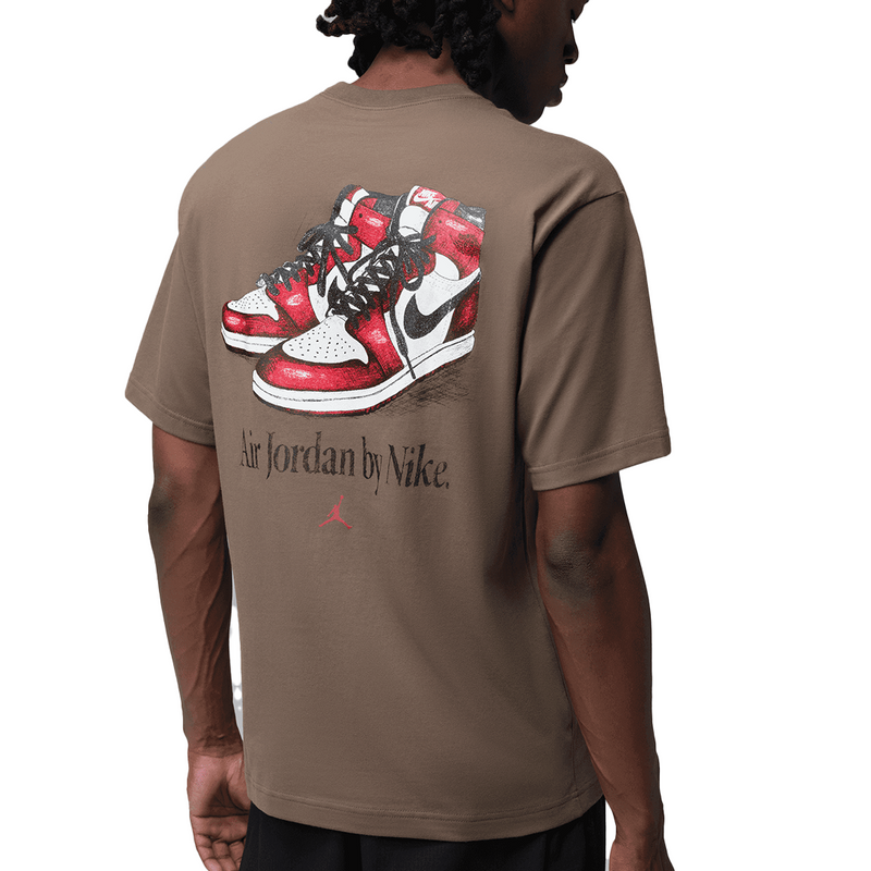 BROOKLYN AIR JORDAN T-SHIRT BROWN PALOMINO